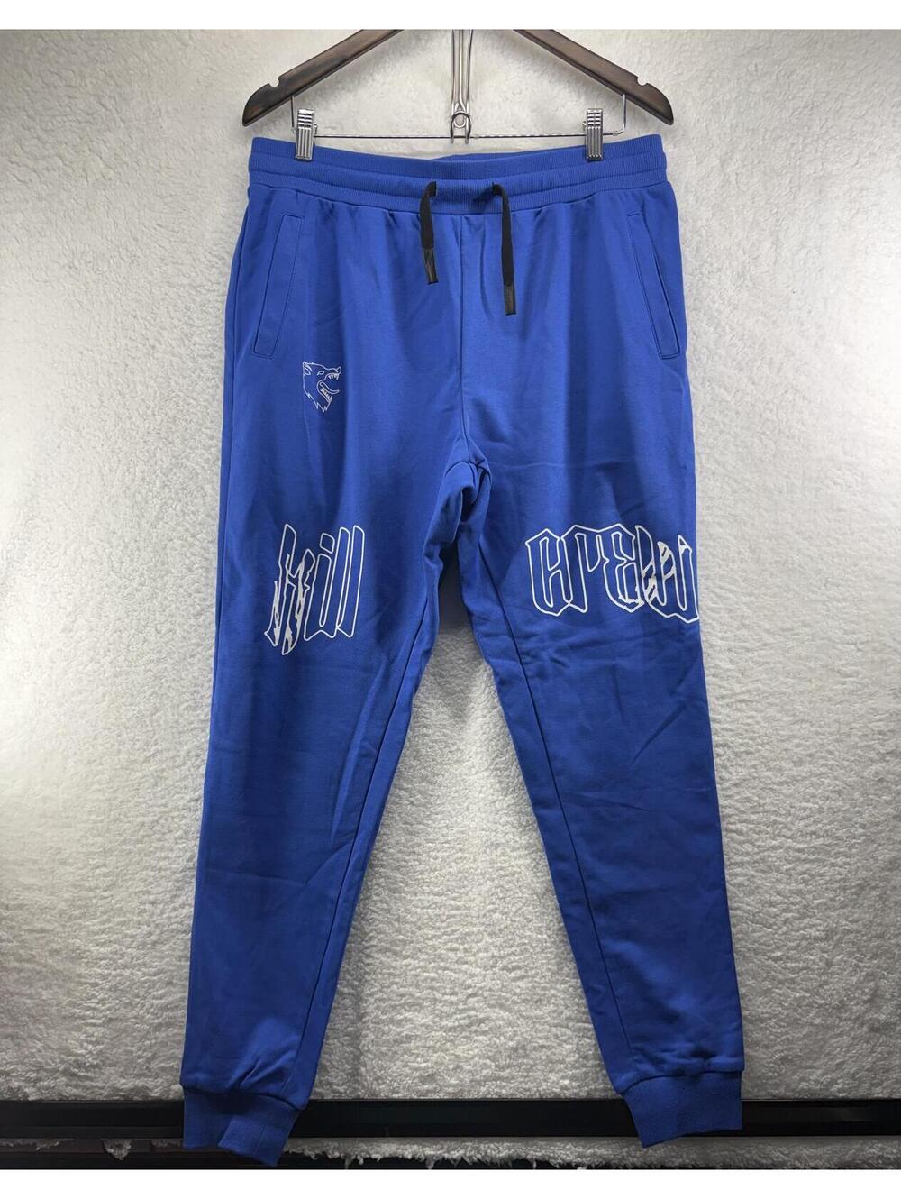 Kill Crew Scar Joggers Blue Mens Large Soft Breathable Wicking NWOT